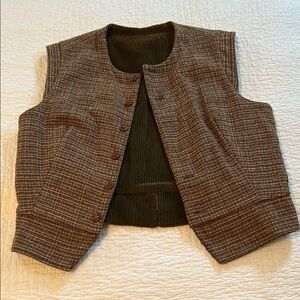 Vintage Brown Women's Vest